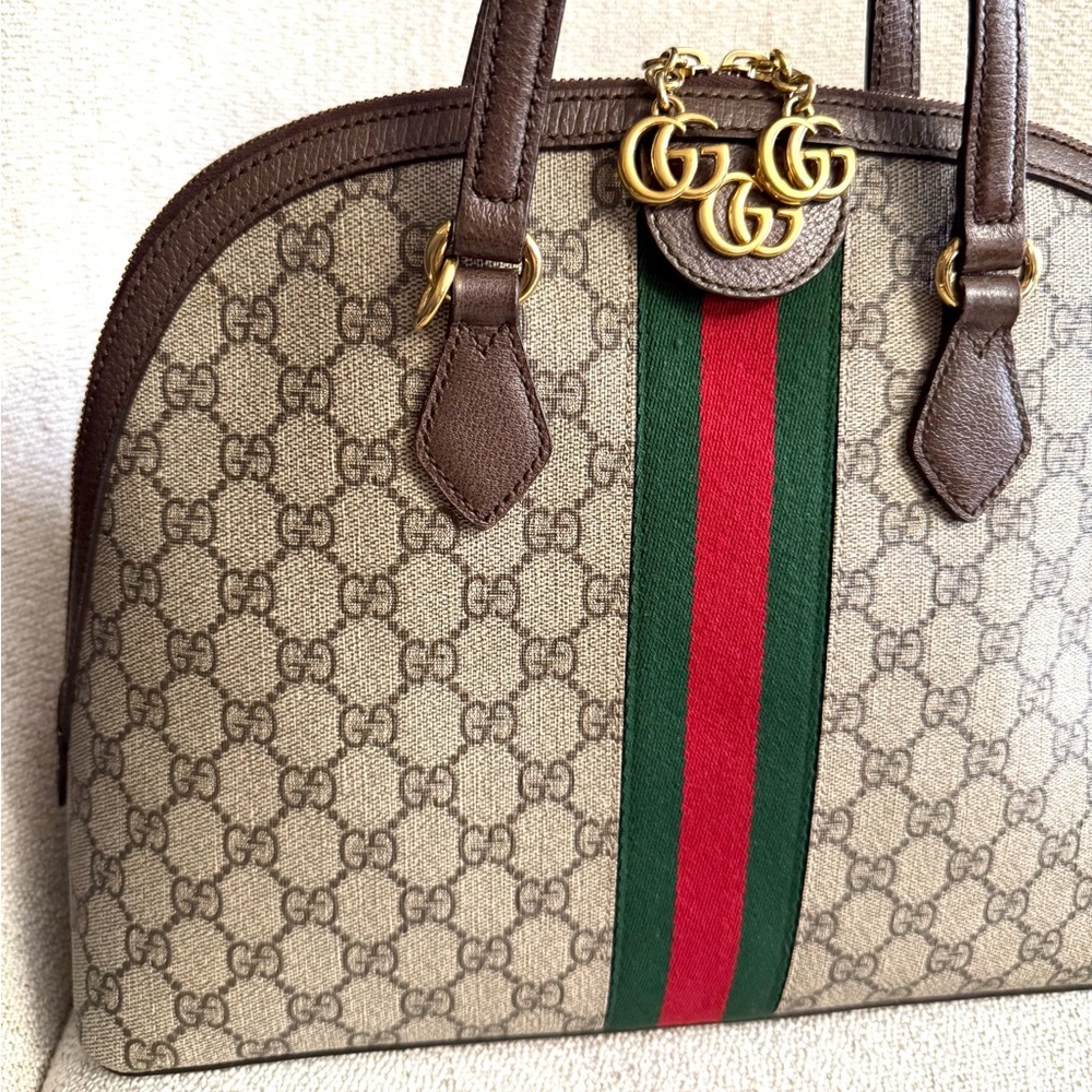 Authentic Gucci Ophidia GG Supreme Top Handle bag - Picture 6 of 16